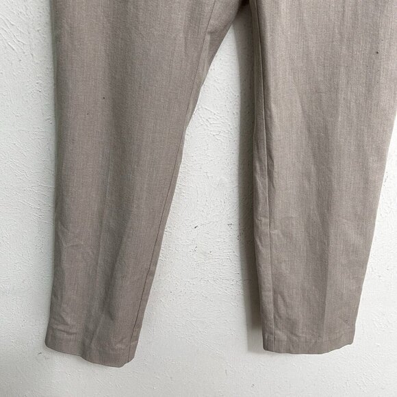 J Jill Straight Leg Oatmeal Beige Pants Women's Size 8 Casual Stretch Comfort - Picture 3 of 12